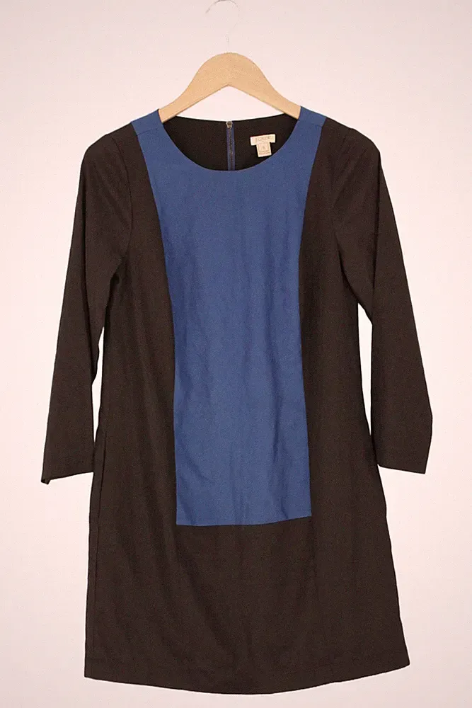 J.CREW Etuikleid Damen 36/S Schwarz Business Elegant Kleid