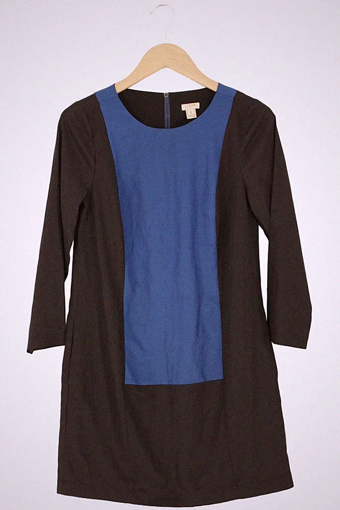 J.CREW Etuikleid Damen 36/S Schwarz Business Elegant Kleid