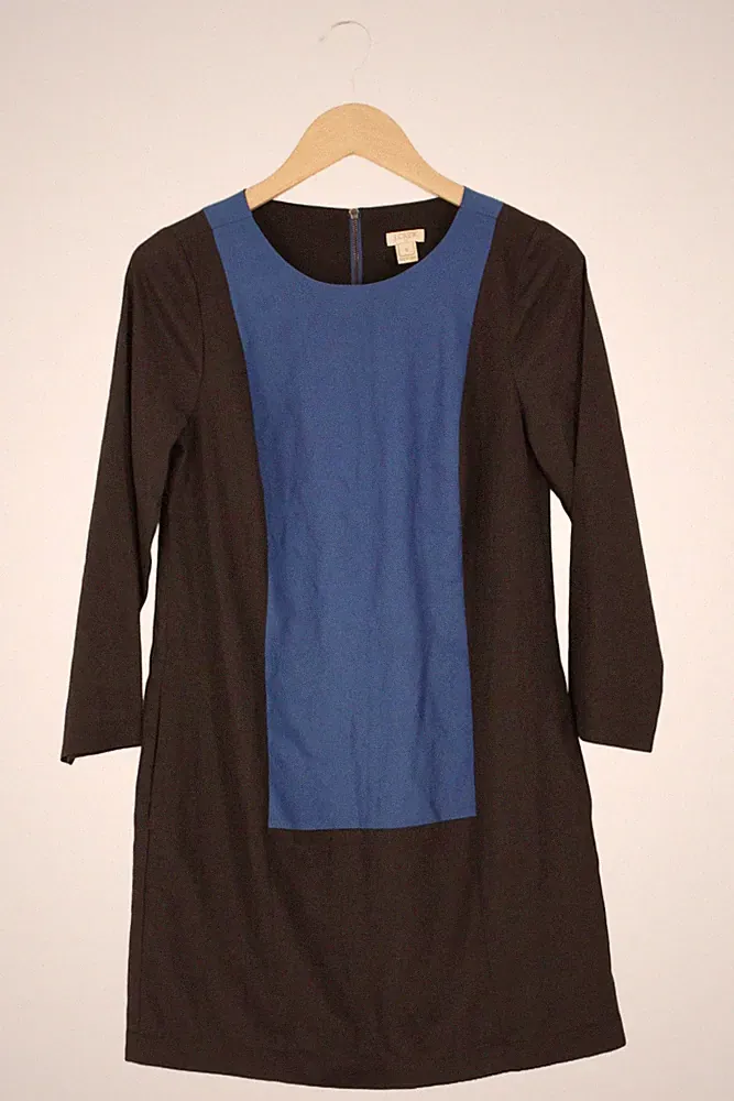 J.CREW Etuikleid Damen 36/S Schwarz Business Elegant Kleid