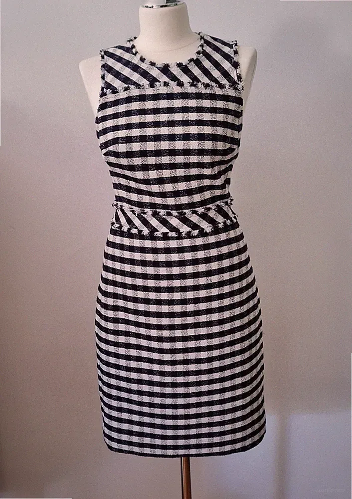 J CREW Kleid Etuikleid Tweed Gr.00/XXS