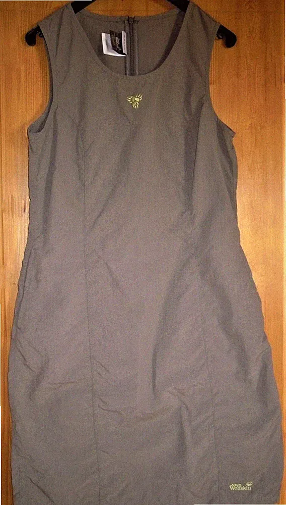 Jack Wolfskin Kleid Etuikleid Outdoor atmungsaktiv pflegeleicht Gr. 36 TOP