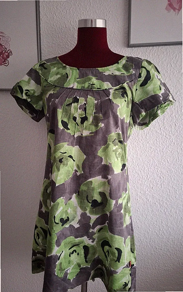 Jackpot Kleid Mini Grau Grün 38