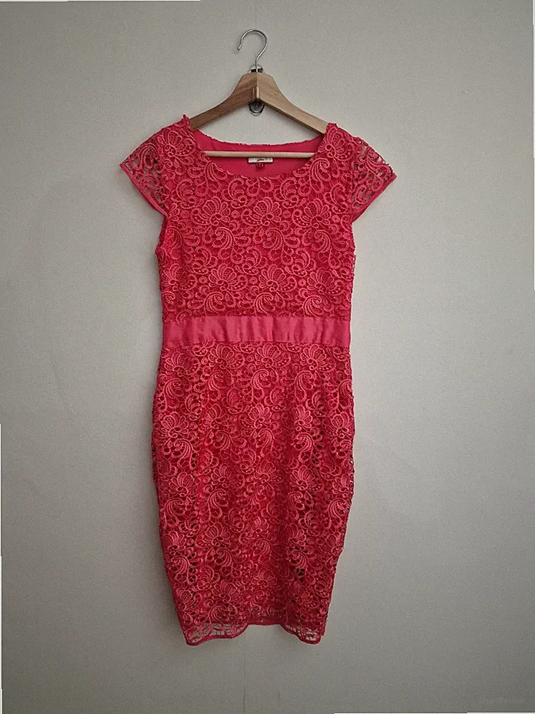 Joe Browns Damen Kleid Größe 12 Häkelspitze Stil Party Anlass Gast Bleistift