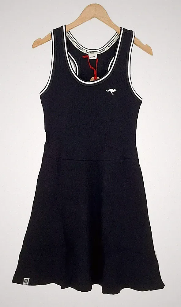 KangaROOS Damen KLEID Skaterkleid schwarz Größe 36 38 NEU K122