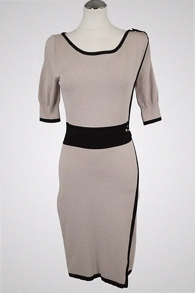 Karen Millen Damen Kleid Gr. 36 (2) Grau Etuikleid Dress