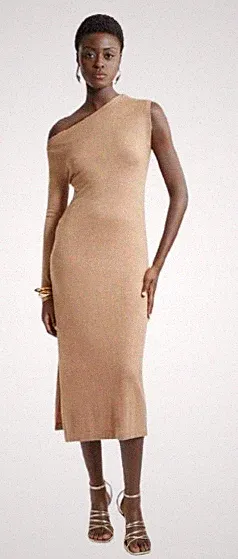 Karen Millen Petite Kaschmir-Midikleid XS
