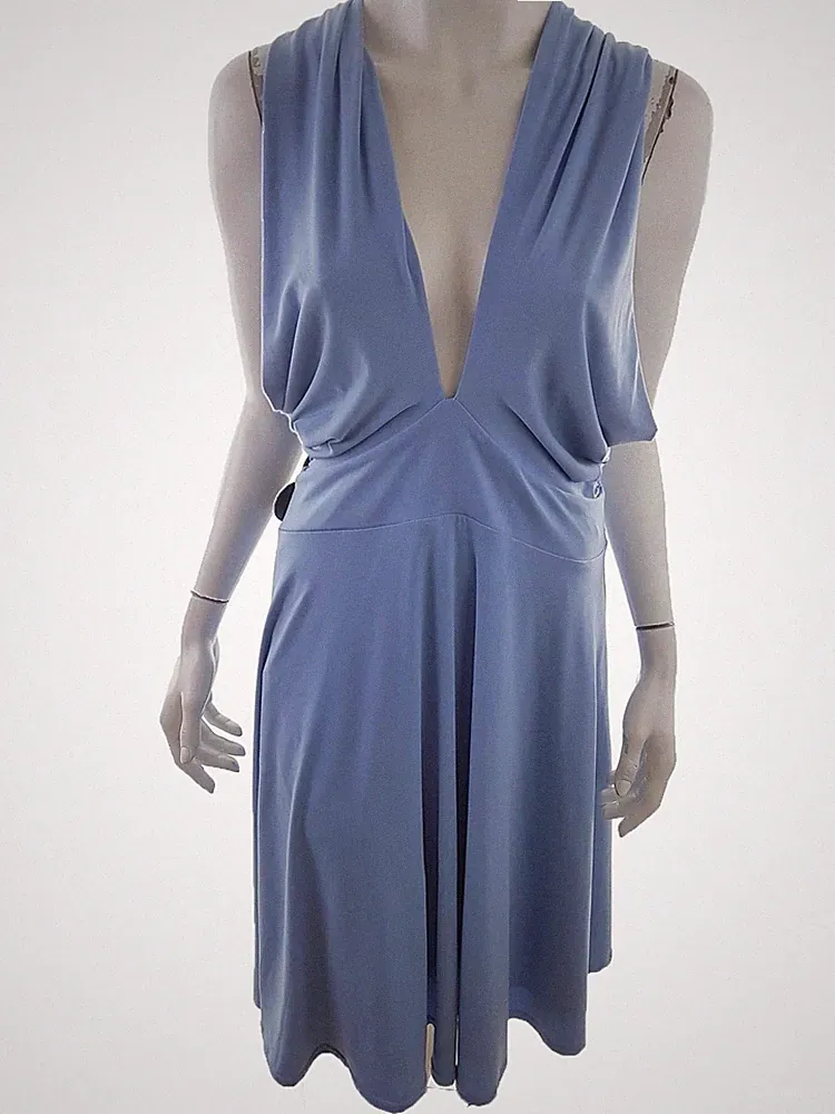 Tiefer Ausschnitt Hochzeitsgast Kleid