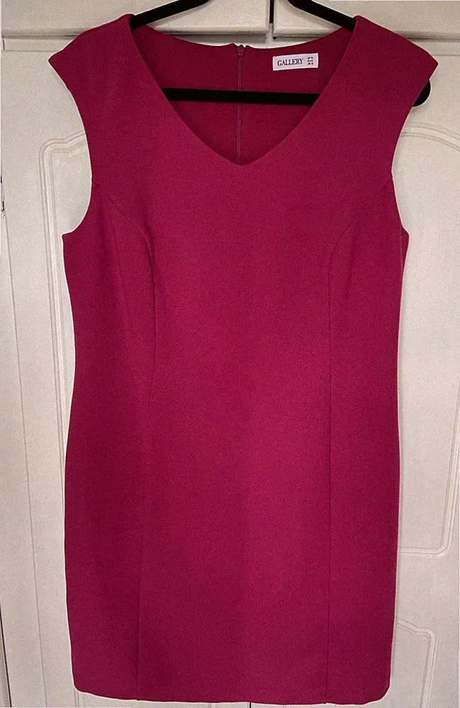 Kleid 16 Rosa Etuikleid Klassisch Bürokleidung Business Karriere Anlass Hochzeit Gast