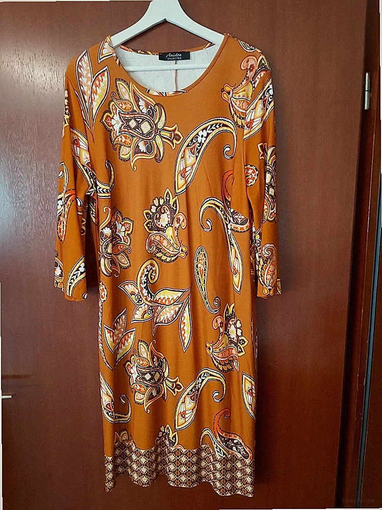 Kleid, 3/4-Arm, Gr. 44