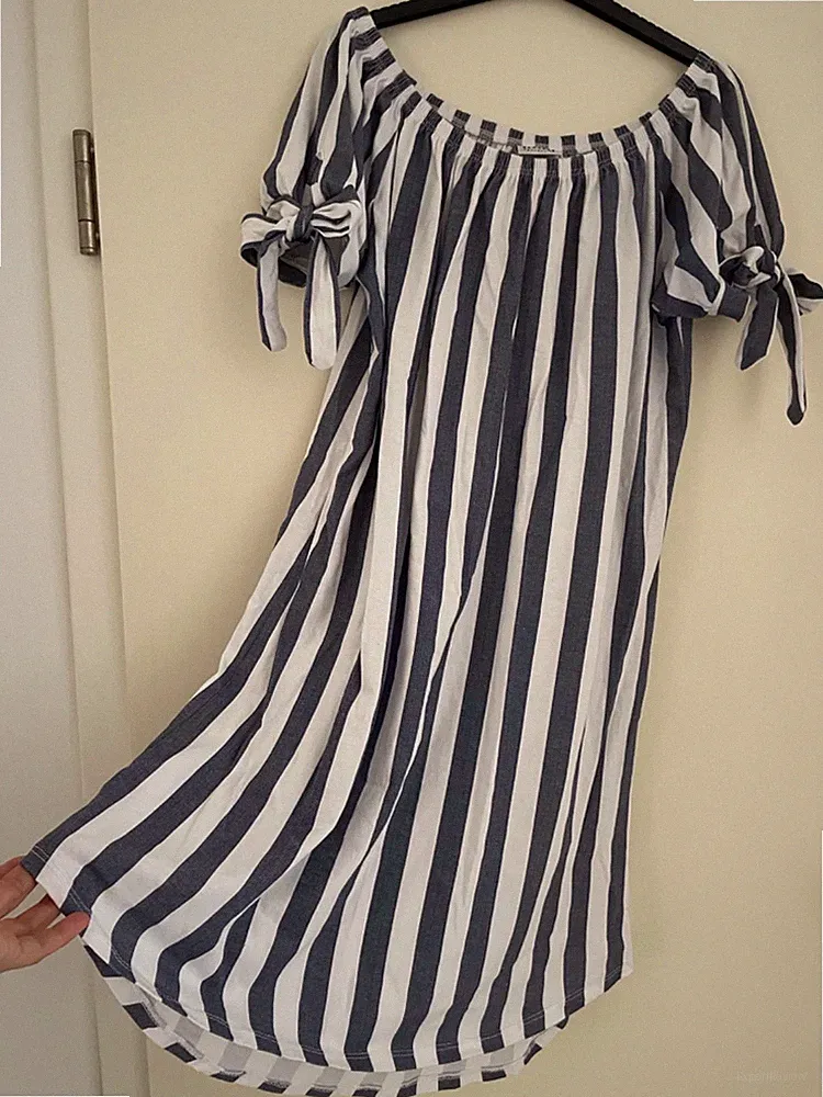Kleid BANARAS Collection Gr. M 100% Cotton, Schleifchen, SUPER ZUSTAND