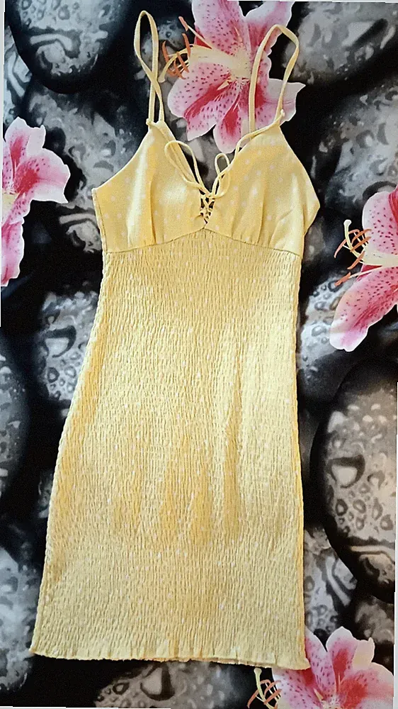 Kleid Bodycon Etuikleid smoke Stretch Bershka Gr. L