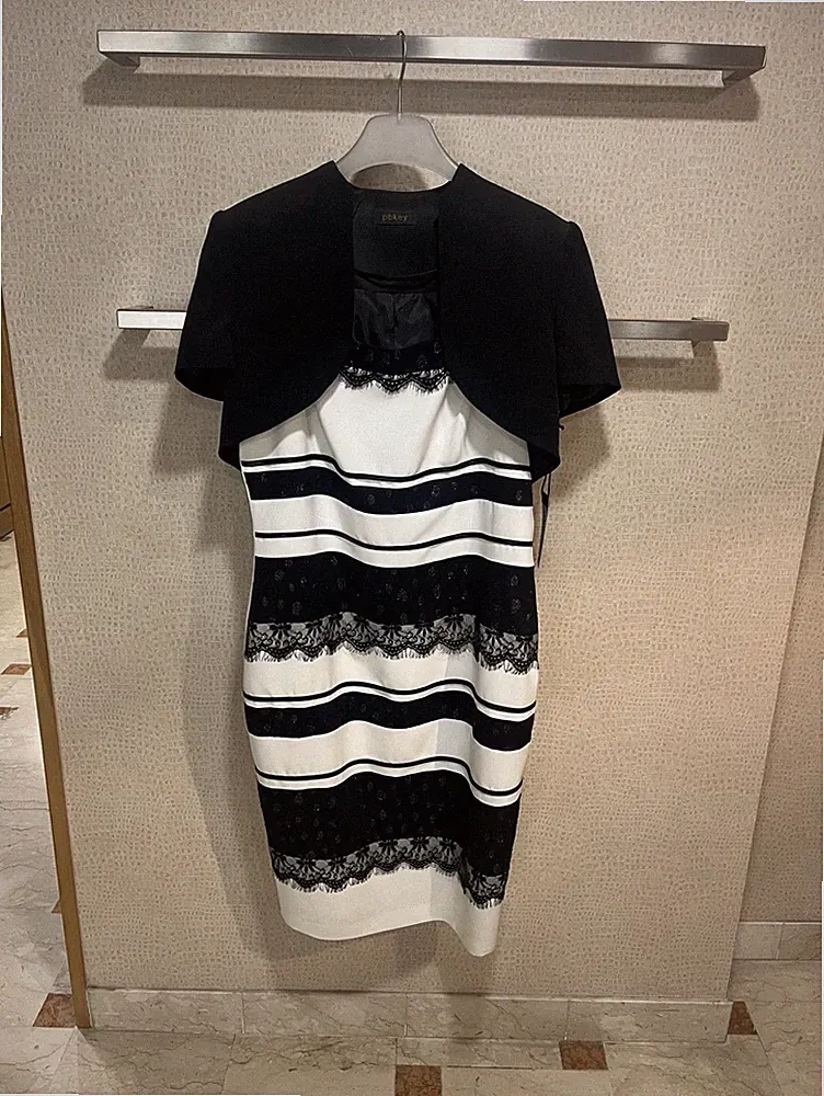 Kleid + Bolerino Damen Elegant