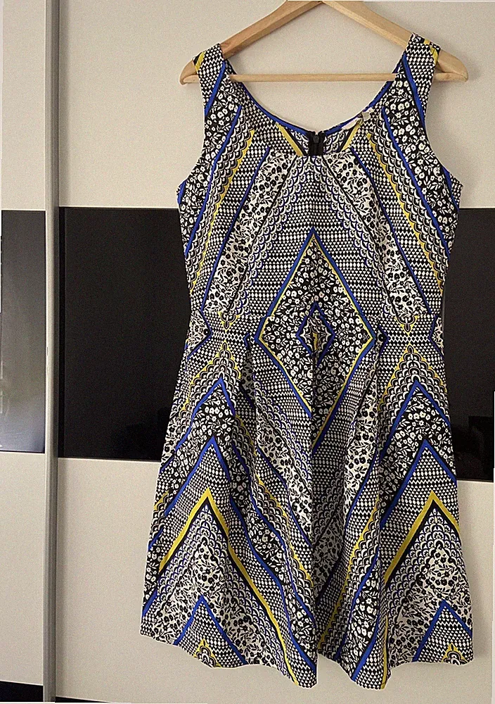 Kleid Damen Anmol TK-Maxx 40 Hippie bunt Paisley Boho Ethno Vintage Indien rar