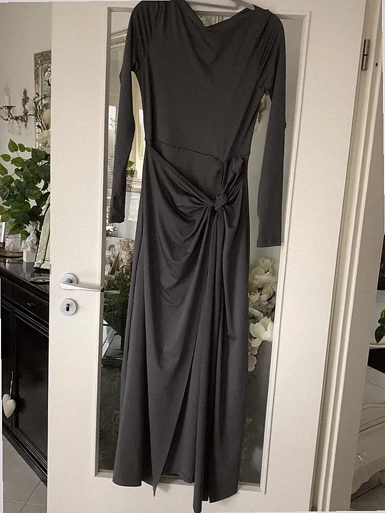 Kleid Damen anthrazit grau neu Gr. S