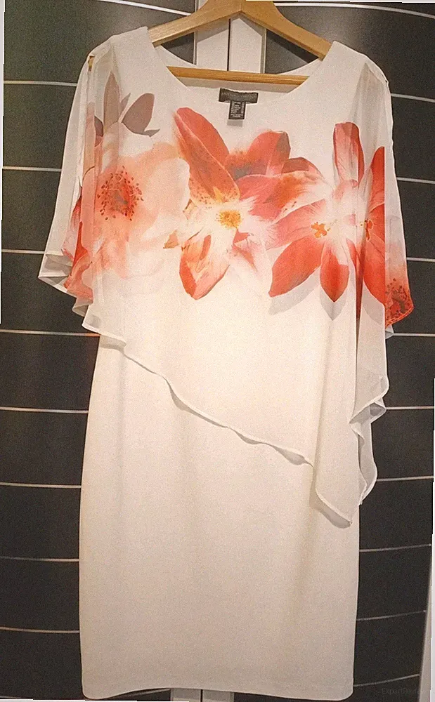 Kleid Damen elegant Etuikleid Gr 42 festlich elegant