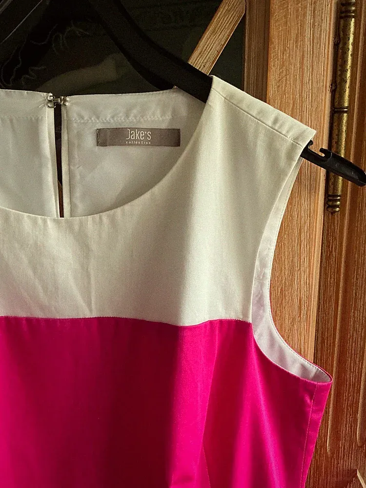 Kleid Damen Gr. 38 der Marke Jakes ärmelloses A-Linienkleid
