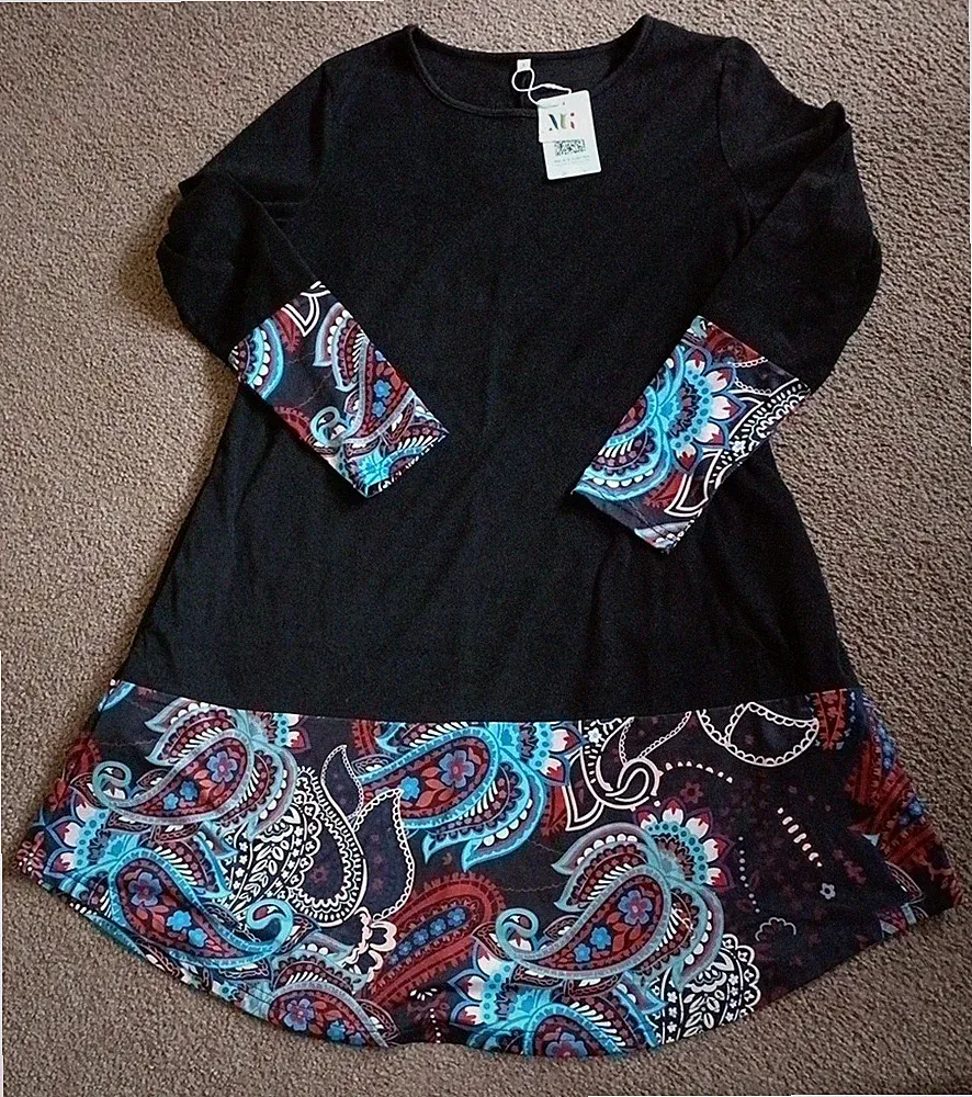Kleid Damen Gr L