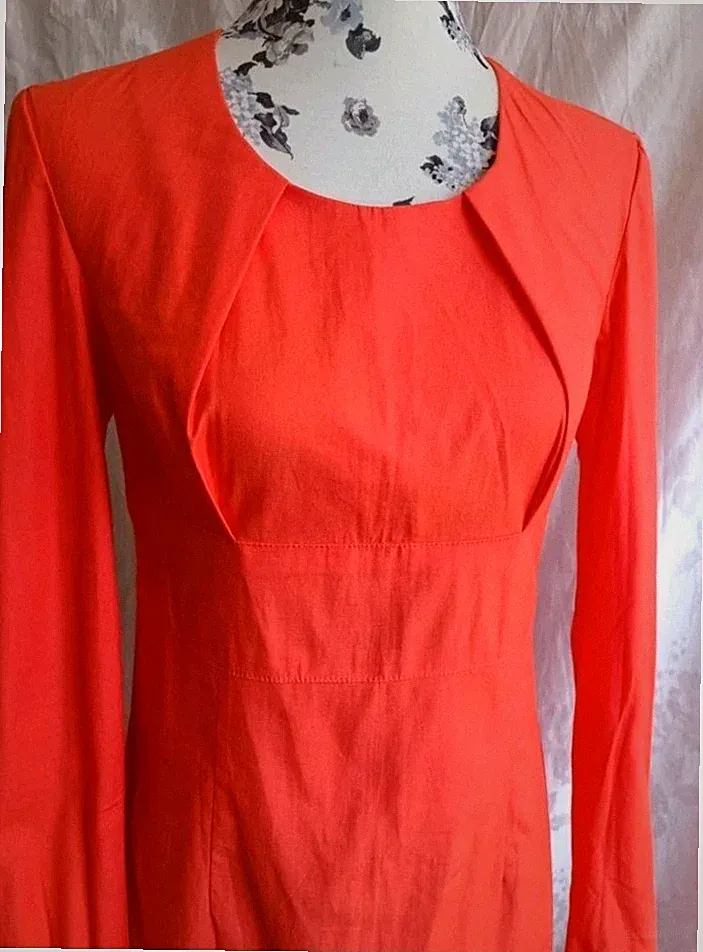 Kleid Gr. 38 Lachsfarbig, Orangenfarbig Silvester Weihnachten