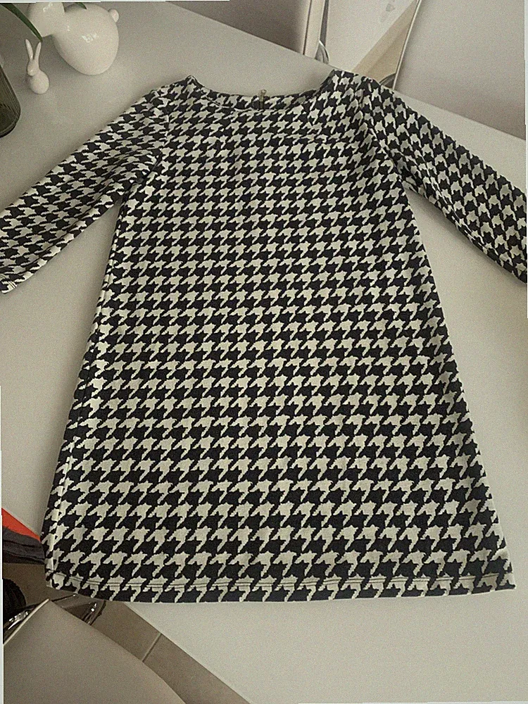 Kleid H&M Weiß Schwarz Gr. 40