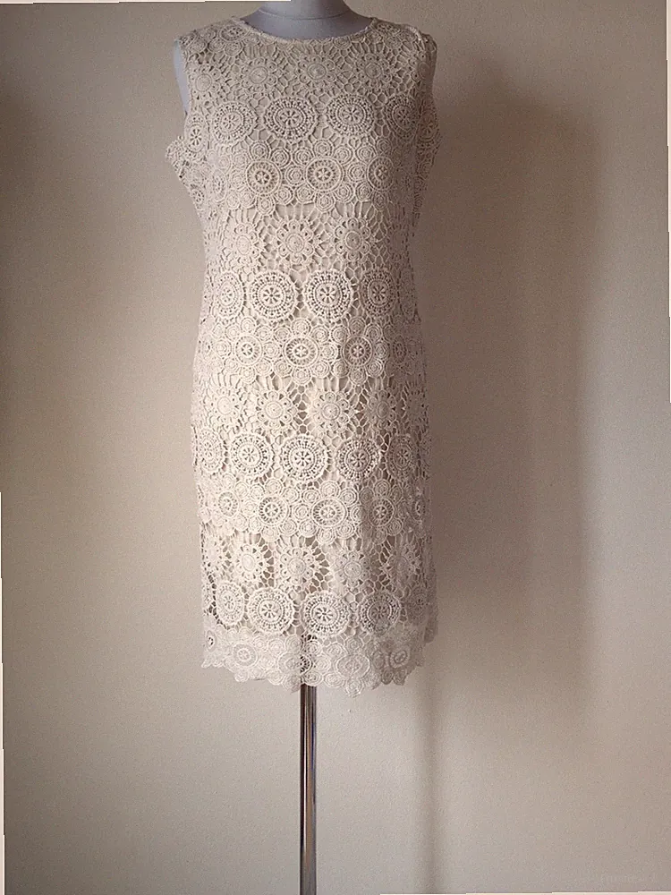 Kleid Häkelkleid Neu S.Oliver Gr.38 Hochzeit , Event , Sommer ...Waschbär