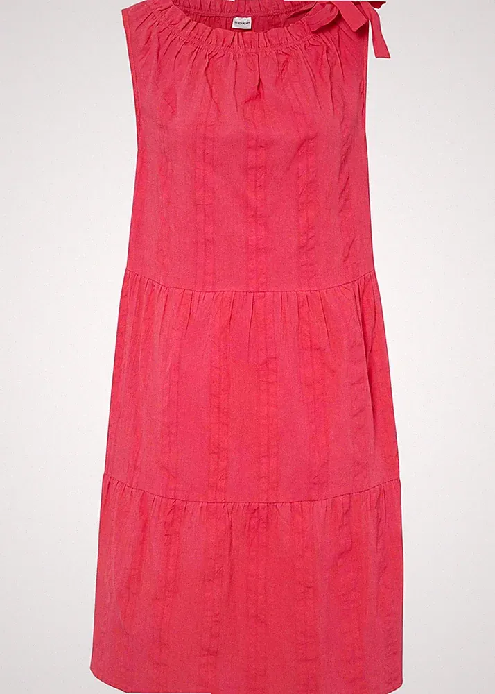 Kleid in A-Linie regular Gr. 38 Dunkelpink Damen Minikleid Freizeitkleid Neu