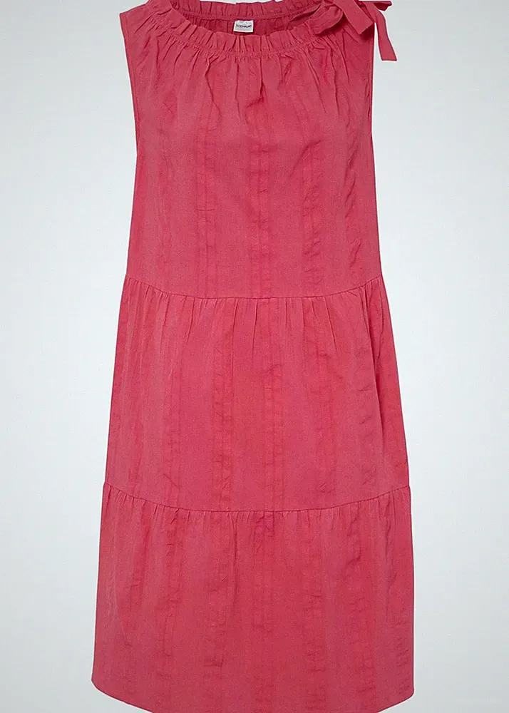 Kleid in A-Linie regular Gr. 40 Dunkelpink Damen Minikleid Freizeitkleid Neu