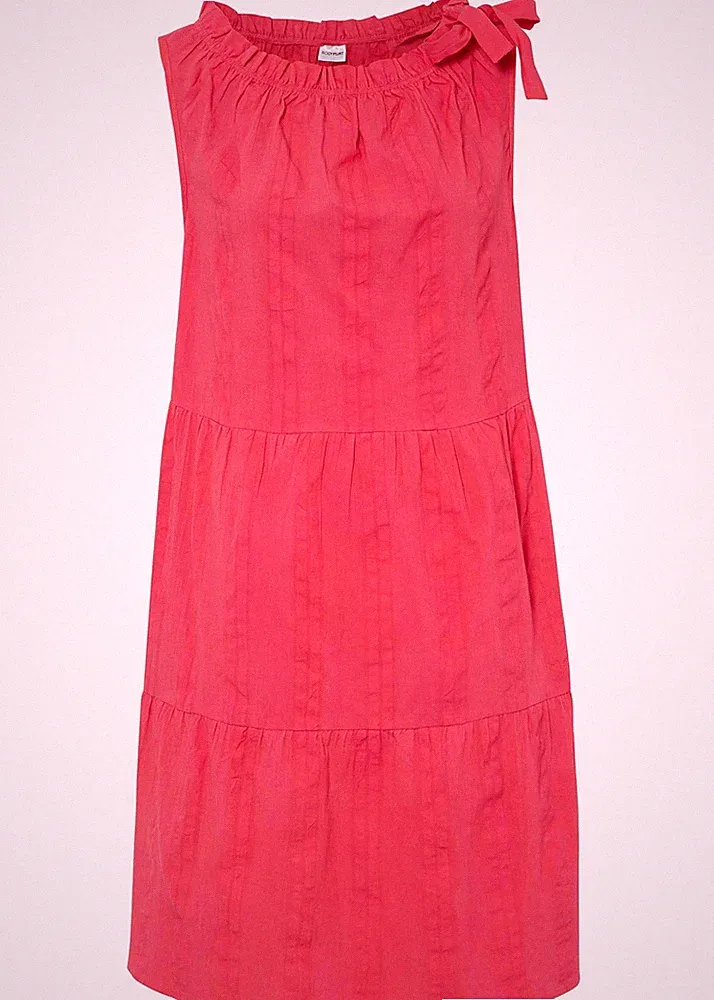 Kleid in A-Linie regular Gr. 42 Dunkelpink Damen Minikleid Freizeitkleid Neu