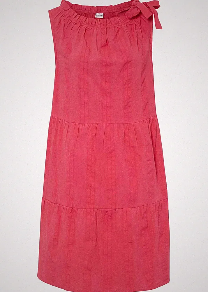 Kleid in A-Linie regular Gr. 42 Dunkelpink Damen Minikleid Freizeitkleid Neu