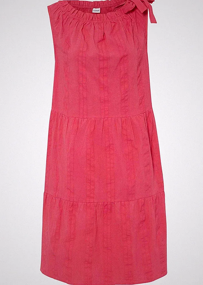 Kleid in A-Linie regular Gr. 44 Dunkelpink Damen Minikleid Freizeitkleid Neu