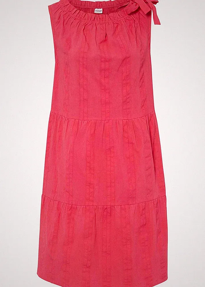 Kleid in A-Linie regular Gr. 46 Dunkelpink Damen Minikleid Freizeitkleid Neu