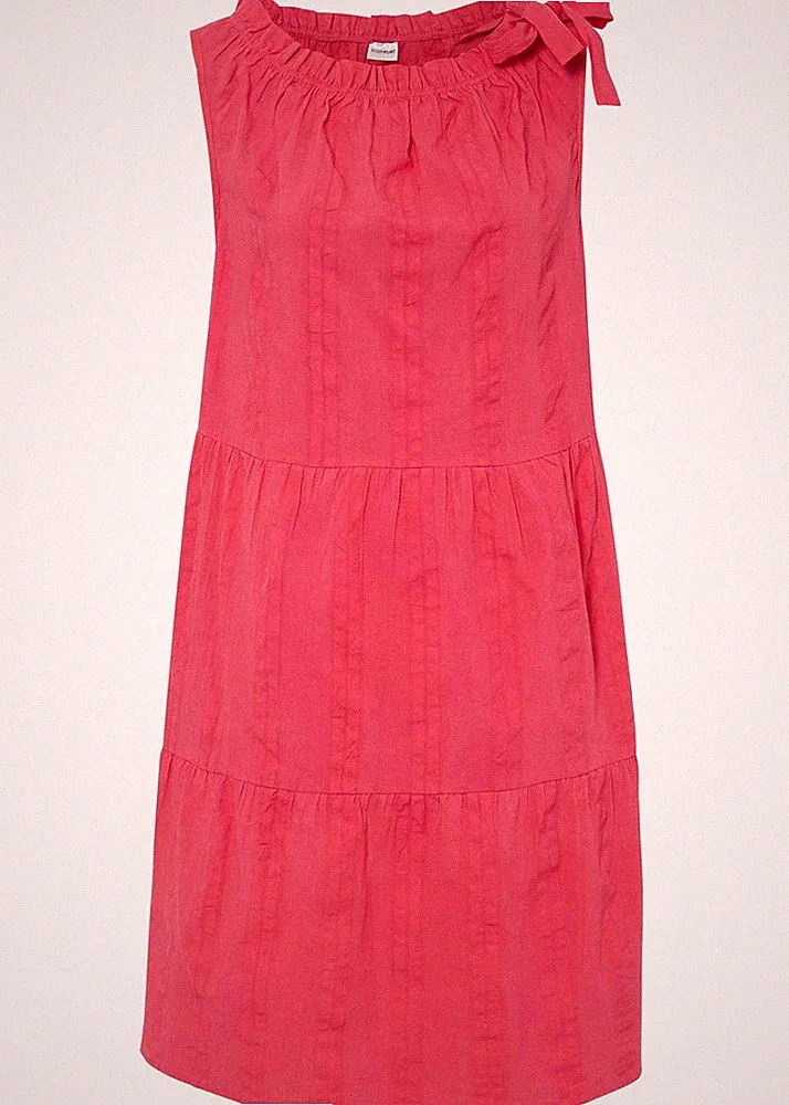 Kleid in A-Linie regular Gr. 48 Dunkelpink Damen Minikleid Freizeitkleid Neu