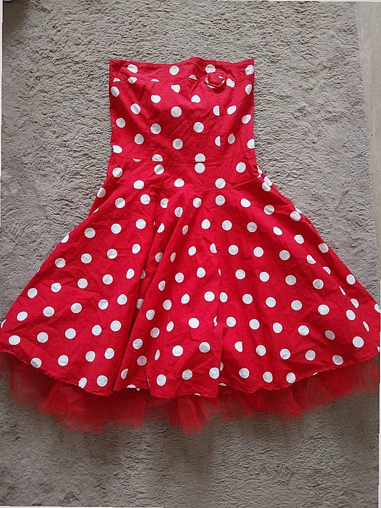 Kleid L trägerlos
