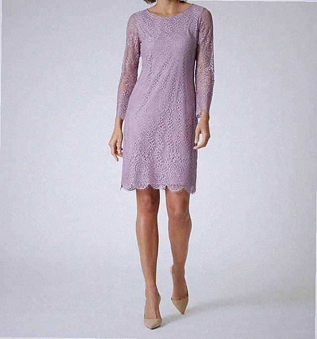 Kleid Lila 42 Spitze Reißverschluss UVP:99,98€ - 1.4826