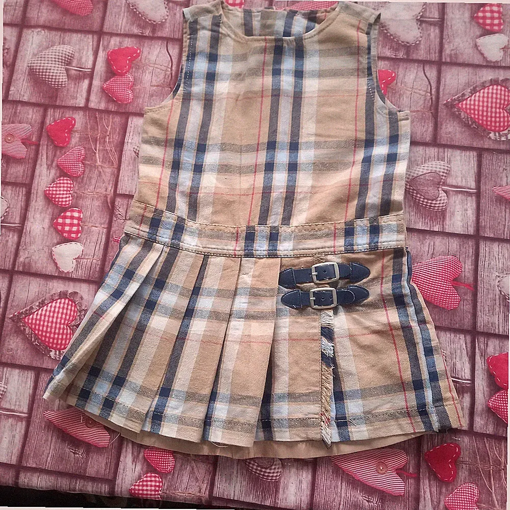 Schottenmuster A-Linien-Kleid