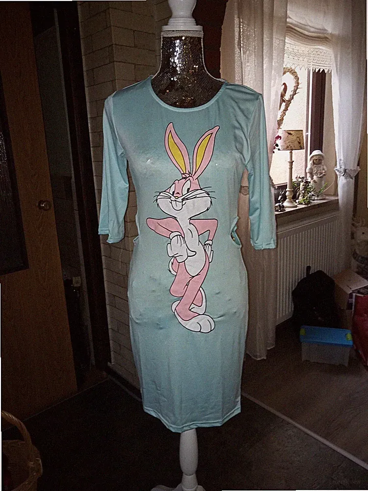 Kleid Mädchen gr 164 Buggs Bunny