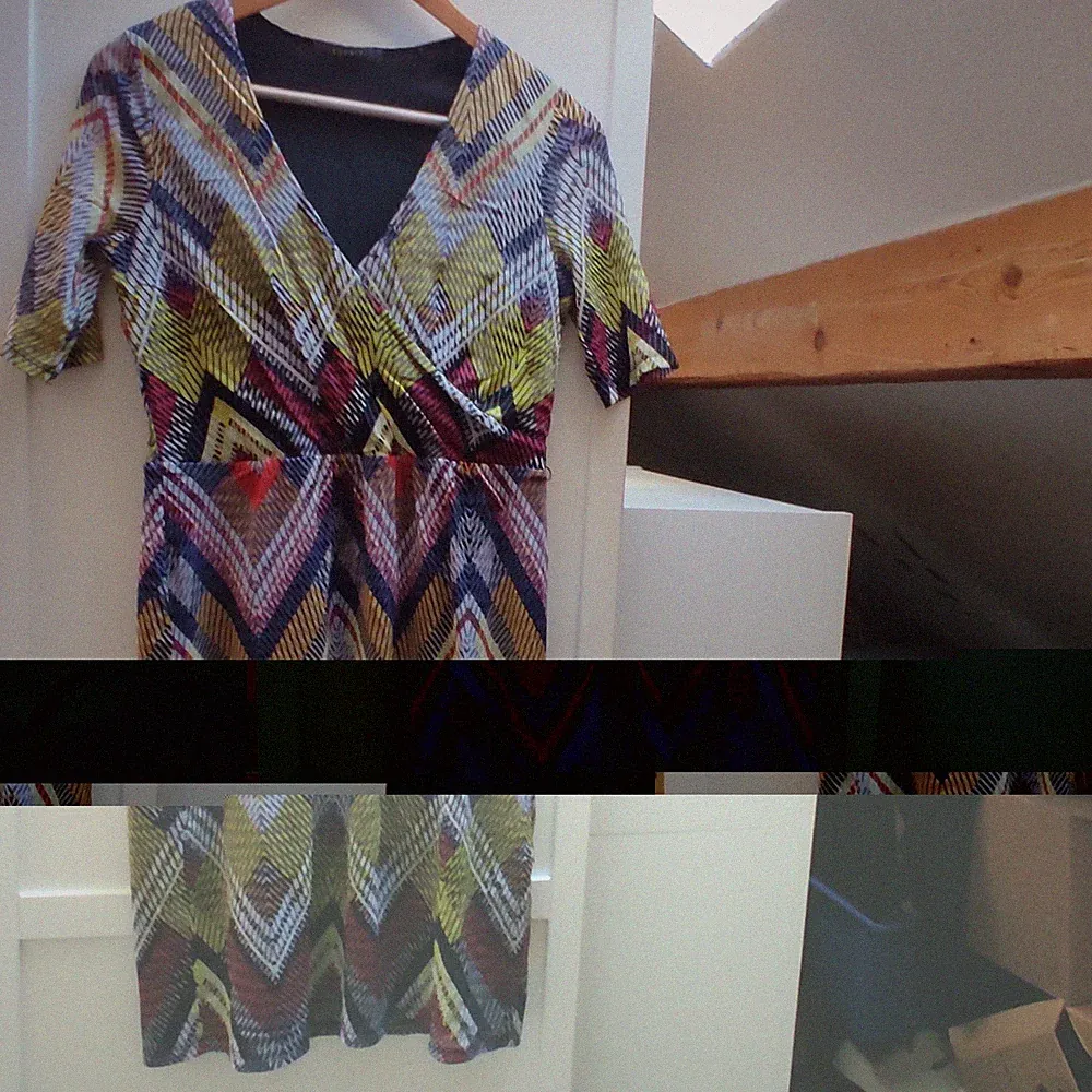 Kleid mehrfarbig ,Esprit , M/S , Polyester ,Futter Baumwolle / Polyester