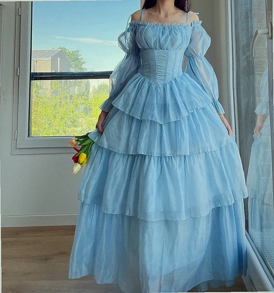 Kleid Prinzessin blau