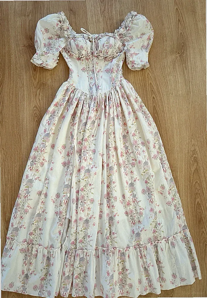 Kleid Prinzessin Creme