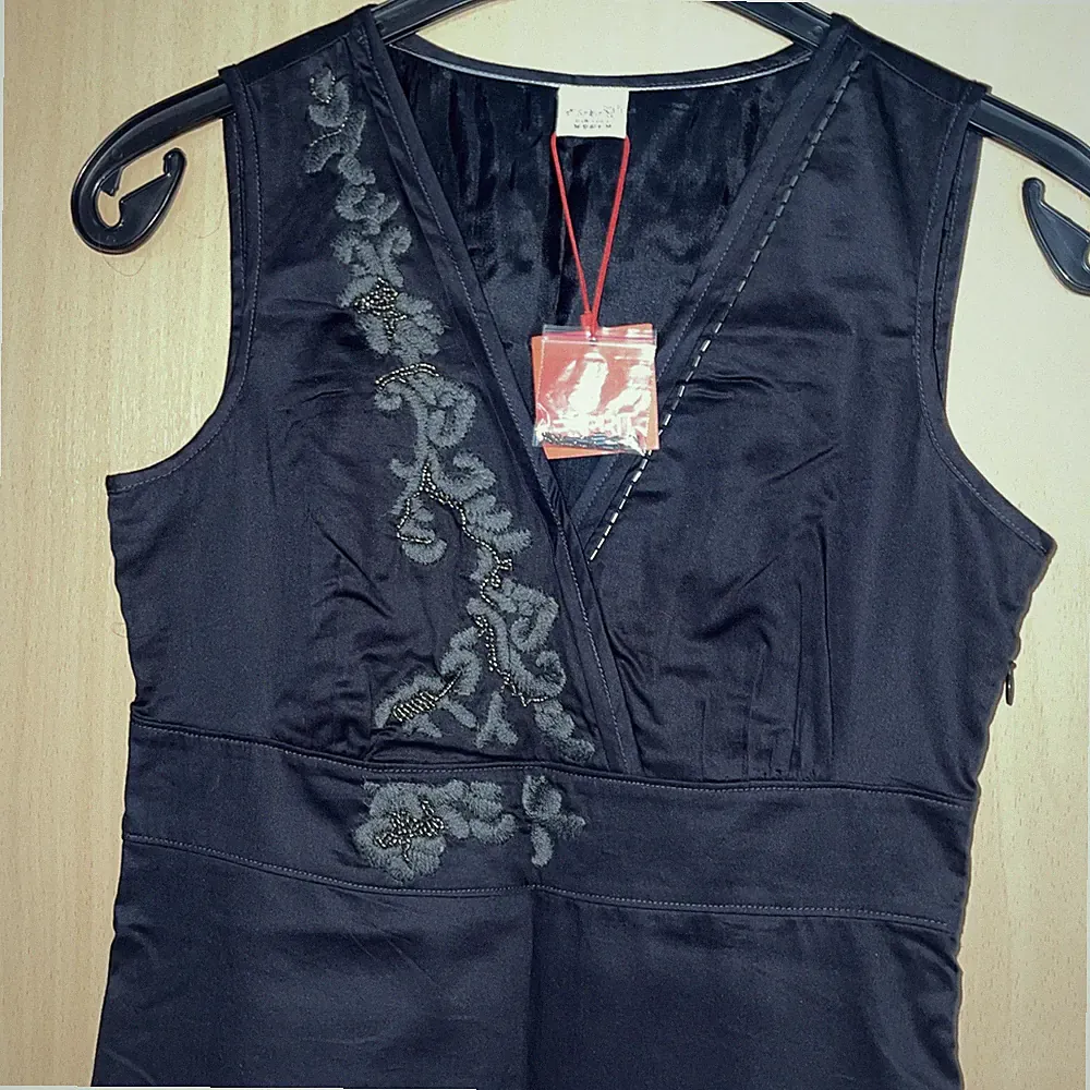 Kleid Schwarz Cocktailkleid Gr. 38