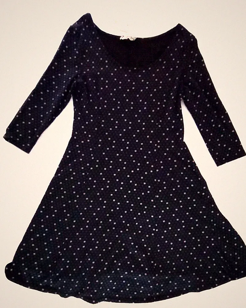 Kleid Schwarz 💙 Elegant Traumhaft Stretch Blau S221C Gr. -M- passt 36,38,S