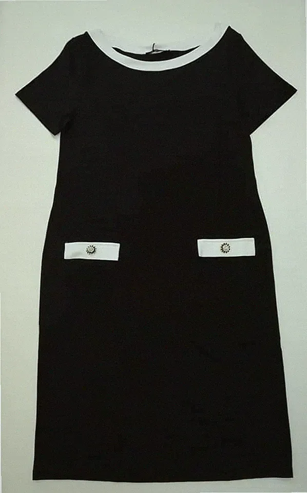 KLEID schwarz SOMMER KURZARM DAMEN - BEREITS REDUZIERT -30%