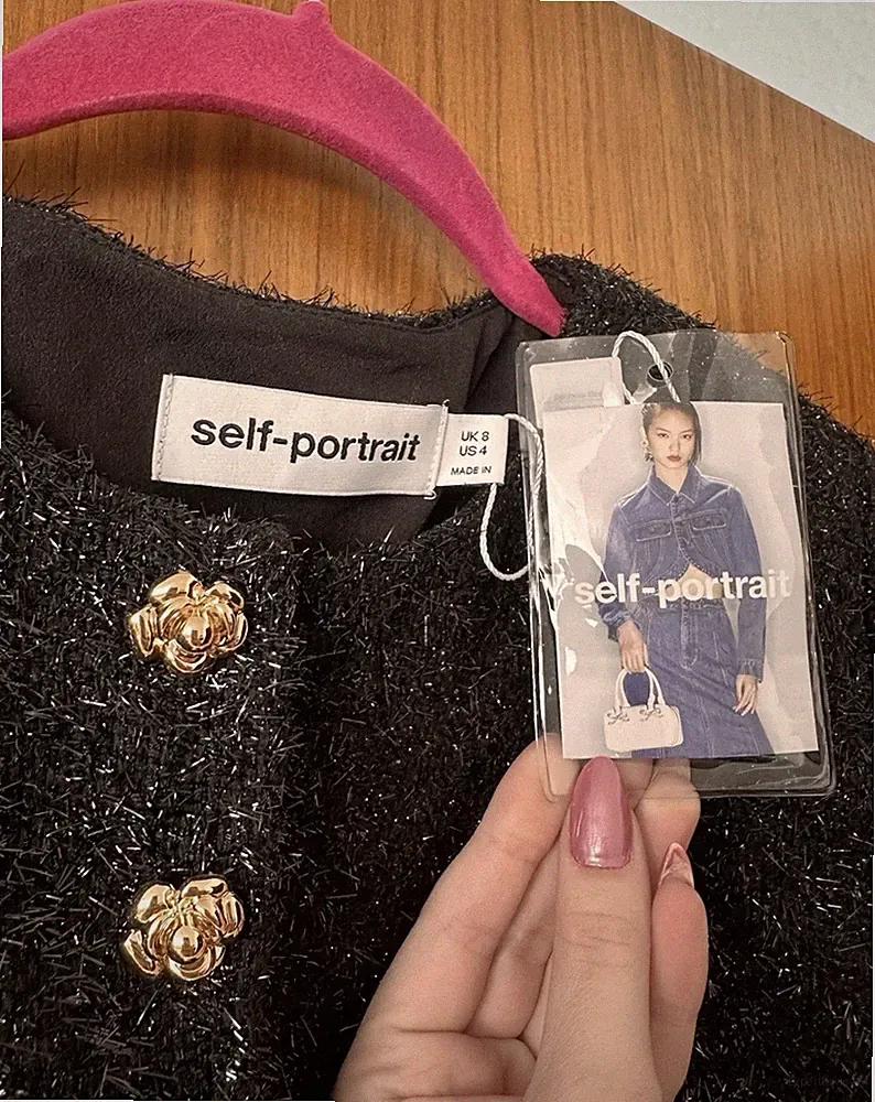 Kleid Self Portrait Midi 💕✨ Gr. 36 NEU 💕Etuikleid AUSVERKAUFT OP: 995€ Ostern