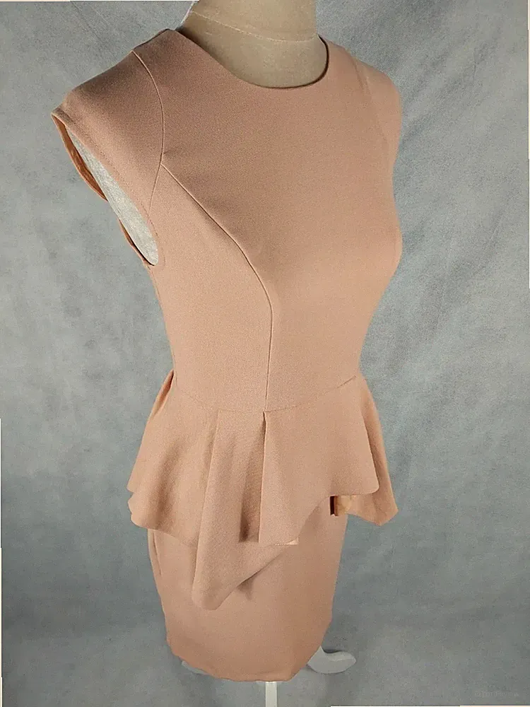 Kleid Topshop Gr. 38 M (36/S) NEU nude apricot elegant Party dress Abendkleid