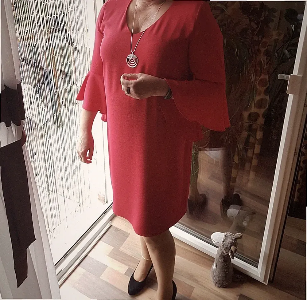 Kleid v.Monari 44 Rot
