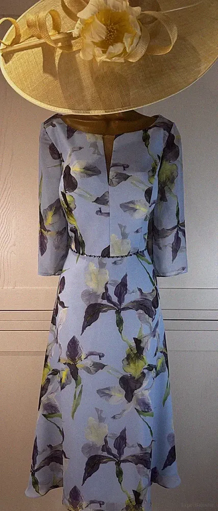 Kleid Veromia UK 10/12 blau Hochzeit Brautmutter Bräutigam Gast Abschluss Rennen