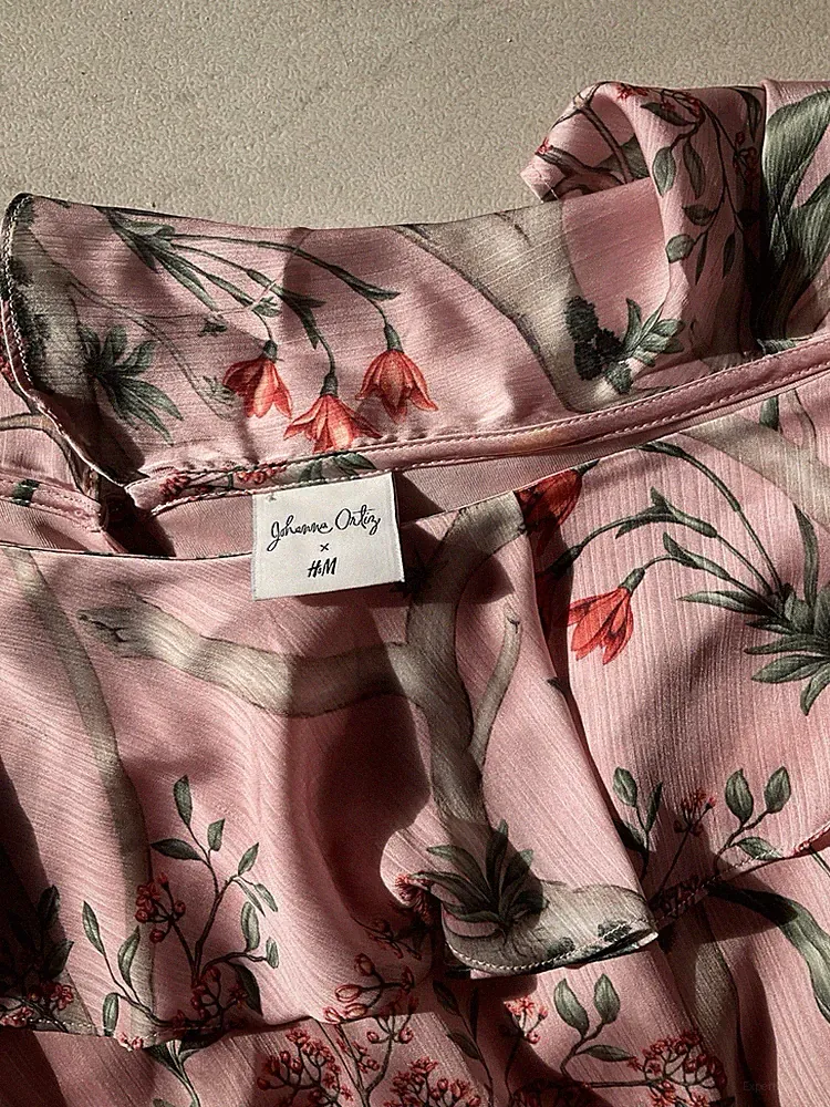 Kleid Von H&M Gr. XL Pretty Blogger Träumchen Romantisch Frühling Figurschm