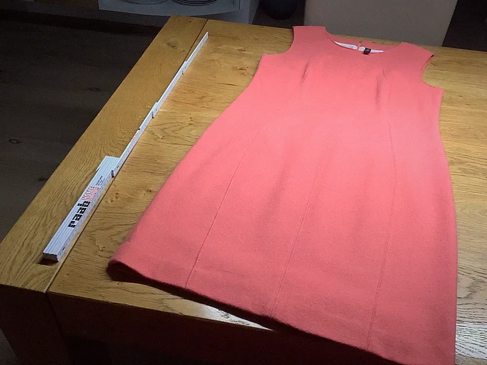 kleid wolle mit Kaschmir Marc Cain 40 pfirsich