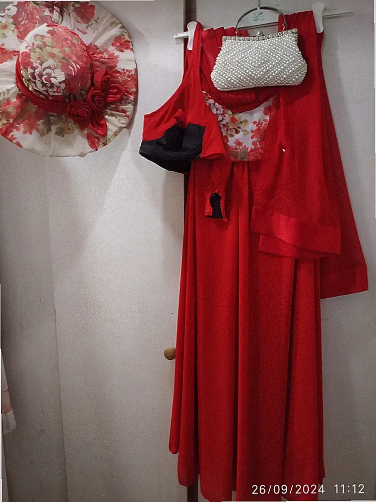 KLEIDUNG ACCESSOIRES DAMEN KLEID KOMPLETT KLEID ZEREMONIE JUBILÄUM