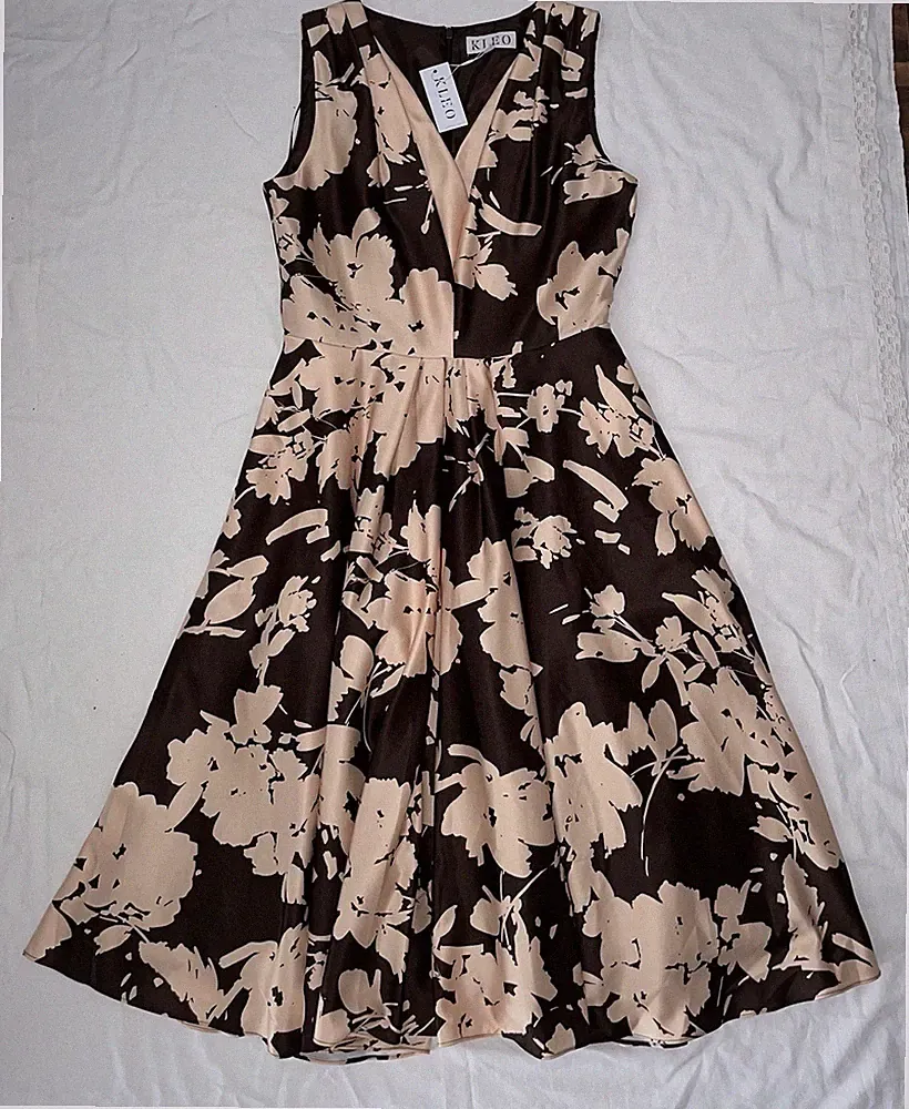 Kleo Ärmellose A-Linien-Kleid Gr.40 M. Neu