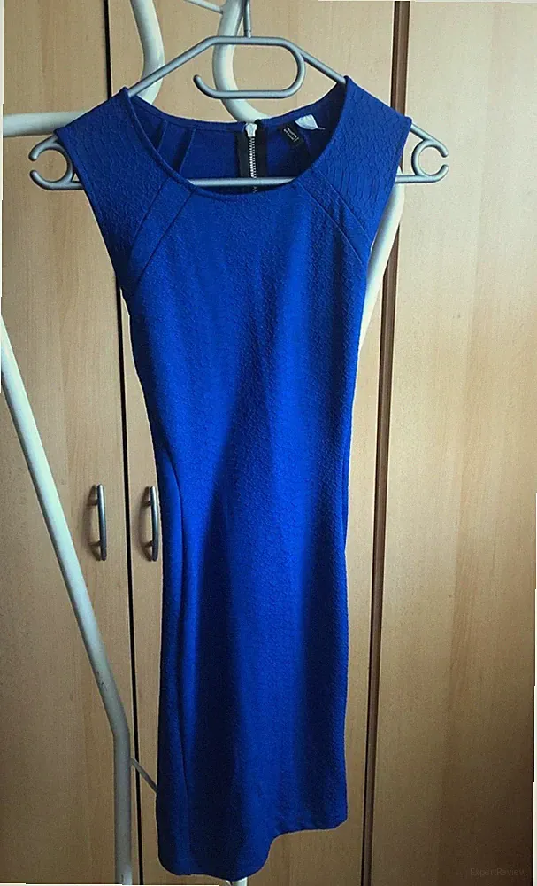Königsblau - Kleid Tailliert - Etuitkleid , H&M , stretch Gr. S M
